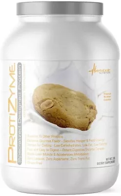 Metabolic Nutrition Protizyme Protein Peanut Butter Cookie Flavor 2lb • $34.99