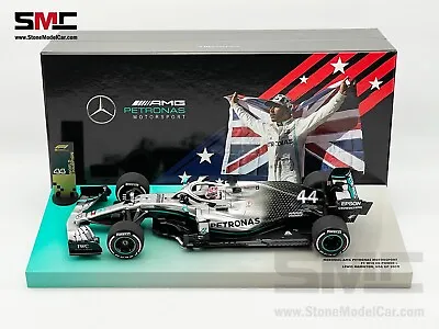 Mercedes F1 W10 #44 Lewis Hamilton USA GP 2019 6x World Champion 1:18 MINICHAMPS • $269