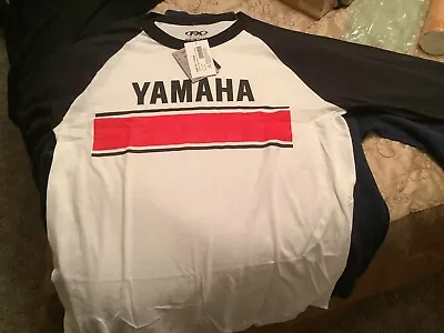 Factory Effex Yamaha Vintage Baseball T-Shirt Motorcycle ATV/UTV Street Bike • $25