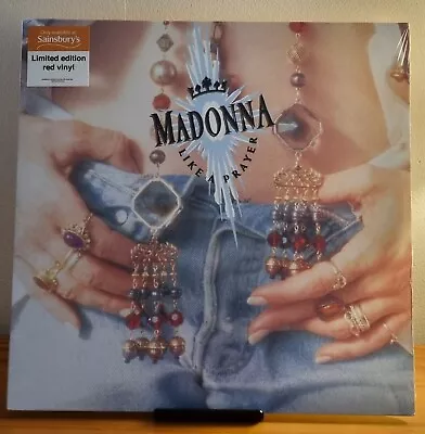 Madonna Like A Prayer Sainsbury UK Exclusive Limited Edition Red Vinyl. Sealed • $180.29