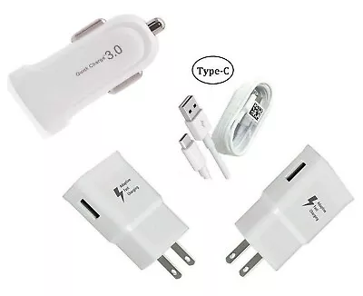 Motorola Moto Edge Plus/Moto One 5G/Z4/X4/One Action Fast Wall Car Adapter USB-C • $13.99