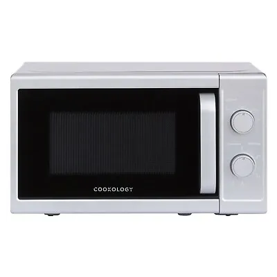 Cookology CMAFS20LSL 20L Silver Microwave 800W Freestanding • £64.99