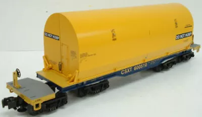 MTH 20-98399 O Gauge CSX 47‘ Flatcar W/ Cover #600510 LN • $65.64