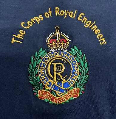 New Royal Engineers Embroidered Kings Crown - Uk Military Sapper T-shirts • £19.99