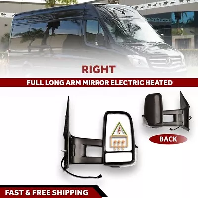 Mercedes Sprinter Mirror Long Arm Electric Heated Right Passenger Side 2007 17 • $125.31