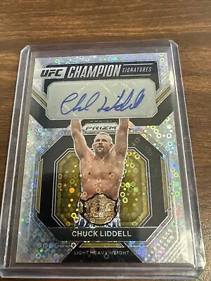 2023 Panini Prizm UFC Chuck Liddell Champion Signatures Auto Disco Prizm CS-CLD • $59.99
