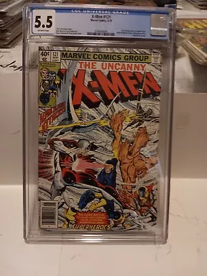 X-MEN 121 CGC 5.5 OW/W 1st Full Alpha Flight! FREE SHIPPING FOR BUY IT NOW ONLY • $61.01