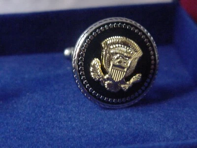 $39.99 • Buy Pair Of  Presidential Barack Obama Cufflinks  -Silver Color