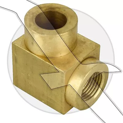 Volvo Penta & OMC Cobra Dip Stick Tube Oil Pan Brass Fitting 3855722 • $37.99