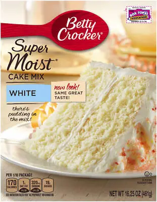 Betty Crocker Super Moist WHITE Cake Mix USA 461g  • £7.95