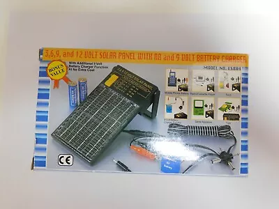 £15.99 • Buy Free Energy 3,6,9 And 12 Volt Solar Panel With AA And 9 Volt Battery Charger