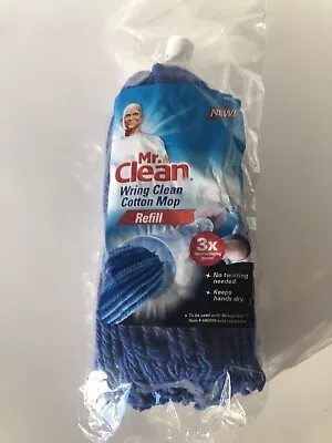 Mr Clean Wring Clean Blue Cotton Mop Refill 1 Refill • $14.95