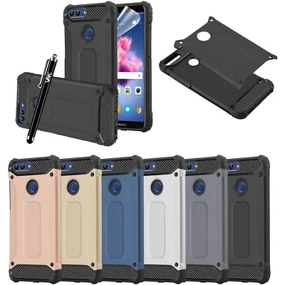 Huawei P20 Phone Case Heavy Duty Armour Shockproof Cover For Huawei • £5.95