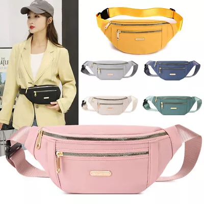 Women's Fanny Pack Waterproof Waist Belt Bag Pouch Chest Sling Crossbody Bag US • $9.58