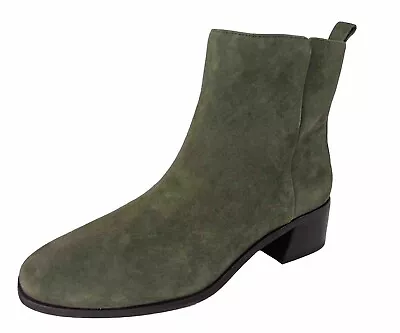 Vince Camuto Jerlindi Green Suede Zip Up Booties Women’s New Size 9 EU 40 • $29.95