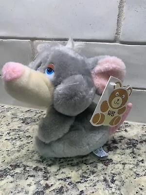 Vintage 1983 Wallace Berrie Cuddle Ups Marley The Mouse Plush Stuffed Animal 6” • $14.99