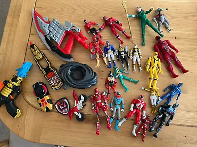 £24.99 • Buy Power Rangers Action Figure Job Lot Clearance Bundle Garden Play Set (P)