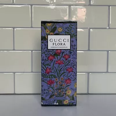 Gucci Flora Gorgeous Magnolia Eau De Parfum 3.3 Oz 100 Ml NIB-Sealed • $35