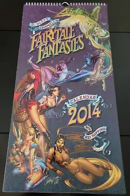 J Scott Campbell 2014 Fairytale Fantasies Calendar Signed • $45