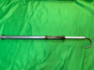 £75 • Buy Vintage Hardy Bros Telescopic Salmon Fly Fishing Gaff Extending 20- 32 Inch.
