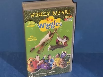 Original Vintage Wiggles The Wiggly Safari W/ Steve Irwin - PAL VHS Tape - VGC • $30.32