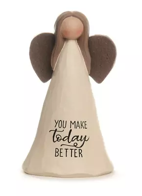 Angels Choice Of 8 Faith Blessings Believe Prayed Loved NWT Blossom Bucket Resin • £14.45