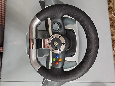 Microsoft Xbox 360 Wireless Racing Steering Wheel Without Pedals - NOT TESTED • $29.99