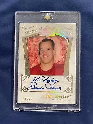 2005-06 Gordie Howe Marks Of Distinction Auto /25 Mr. Hockey • $363.57