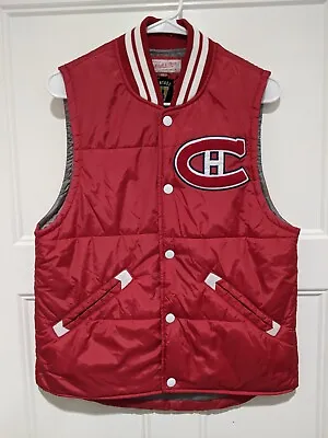 EUC Mitchell And Ness Montreal Canadians NHL Insulated Vest - Men's Small • $44.90