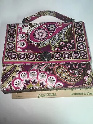 Vera Bradley  Pink Paisley Very Berry Hand Bag NEW • $22.99