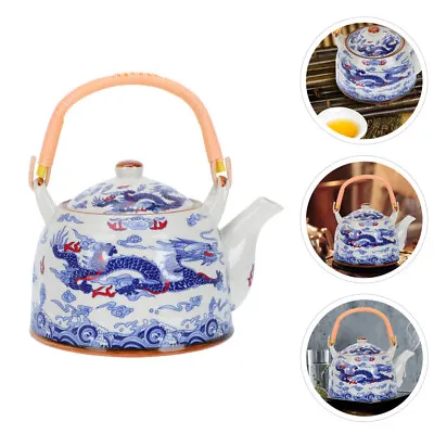  Decorative Tea Infuser Ceramic Teapot High Temperature Resistance • £34.29