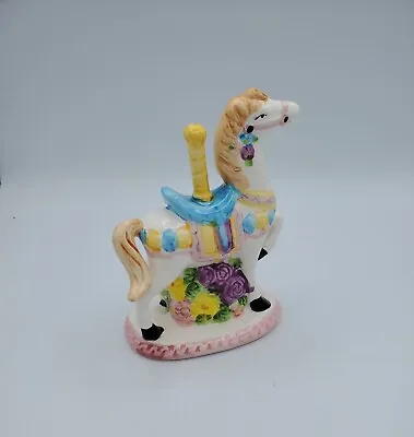 Vintage Handcrafted Porcelain Merry-Go-Round Carousel Horse • $12