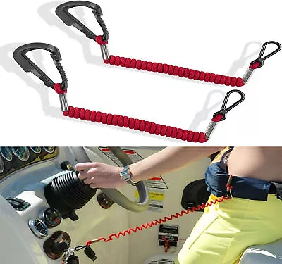 Boat Kill Switch Lanyard 8M0092849 2PCS For Mercury Mercruiser Outboard Motor • $13.99