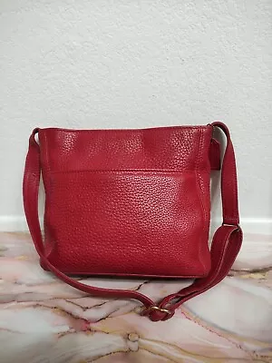 Vintage 4924 Coach Sonoma Pocket Zip Bag Tomato Made In USA • £110.99