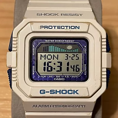 Casio G-Shock GLX-5500-7 Vintage Surf Tide Moon Graph Square Digital Watch 5500 • $54.99