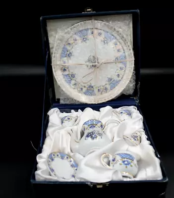 Vintage Ace Gift Collection Fine Porcelain Miniature Tea Set • $28