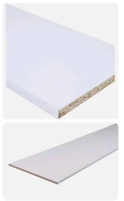 £6.99 • Buy White Melamine Faced Chipboard  Shelving Boards 15mm ( COLLECTION ONLY ) 