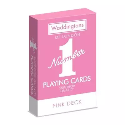 Classic Pink Waddingtons Number 1 Playing Cards  • £4.49