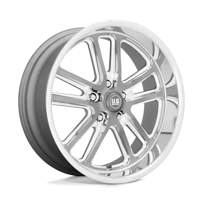 24 Inch Wheel Rim US Mag U130 Bullet Gray Milled 24x9 5x4.75 +1mm New • $568