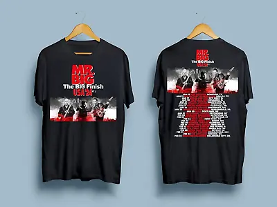 Mr. Big Finish Tour 2024 Unisex T-Shirt Black Cotton Size S-3XL For Fans • $25.99