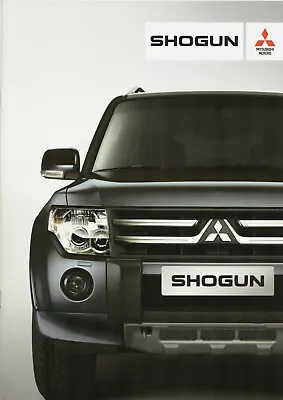 Mitsubishi Shogun 2010-11 UK Market Brochure Equippe Warrior Elegance Diamond • $22.73