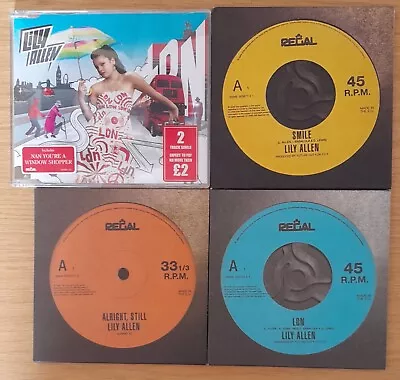 Lily Allen - 4x Pop Cd Job Lot - Promos Rarities - Ldn/smile/alright Still++ • £19.50