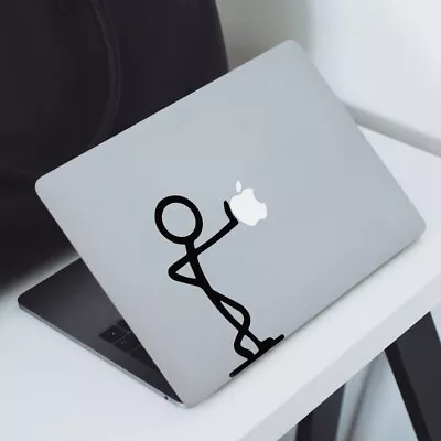 STICKMAN RESTING Large - Apple MacBook Sticker Fits All MacBook Models  • £3.99
