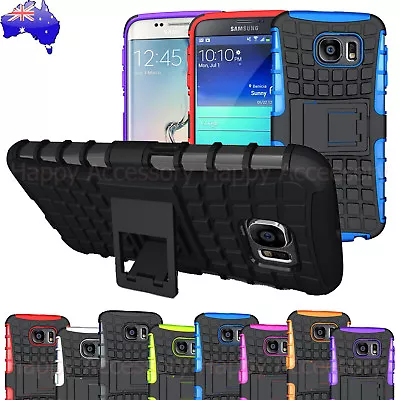 $9.99 • Buy Shockproof Heavy Duty Case Tough Cover For Samsung Galaxy S6, S6 Edge, S5