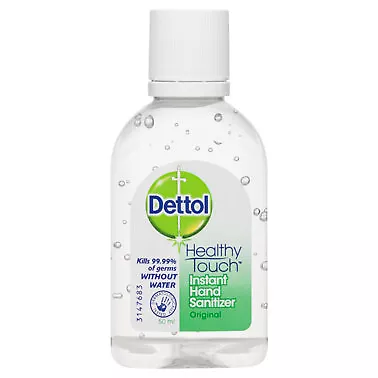 Dettol Healthy Touch Liquid Antibacterial Instant Hand Sanitiser 50mL • $3.19