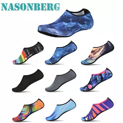 Water Socks Barefoot Skin Shoes Quick-Dry Aqua Beach Water Swim Diving Sports • $11.99