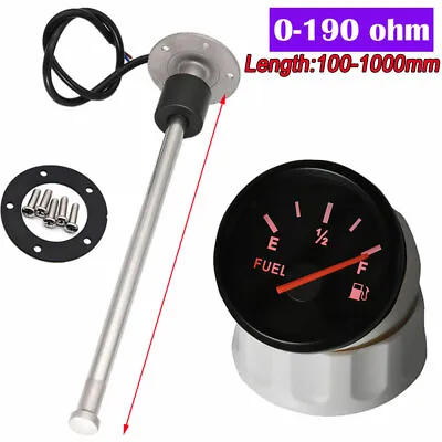 100-1000mm Marine Fuel Level Sender Sensor 0-190ohm +52mm Boat Fuel Level Gauge  • $37.21