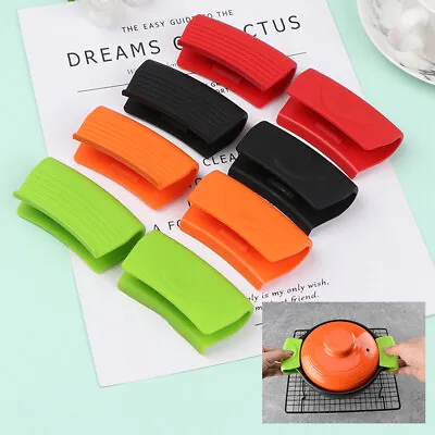 Grip Silicone Pot Holder Sleeve Pot Glove Pan Handle Cover Grip Kitchen ToolA:da • £3.90