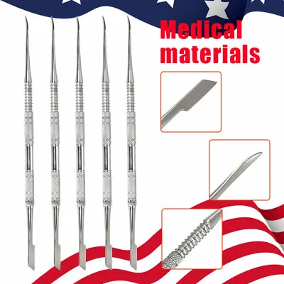 $6.59 • Buy 1-5Pcs Dental Surgical Wax Lab Carving Knife Steel Sculpture Filling Knife #4
