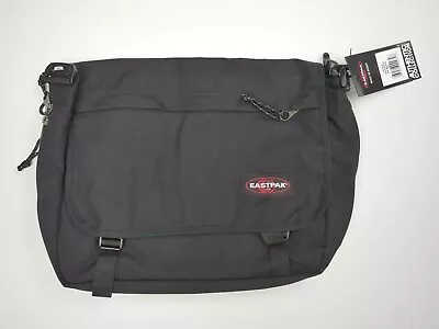 Eastpak Black Delegate Shoulder Bag Messenger Cross Body 18 Litre BNWT • £39.99